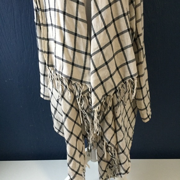 Hippie Love Open Cardigan Window Pain Size M / L - Picture 3 of 7